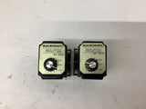 Macromatic SS 51622-10B Timing Relay 120 V 10 Amps Lot of 2 with Base