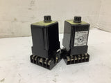 Macromatic SS 51622-10B Timing Relay 120 V 10 Amps Lot of 2 with Base