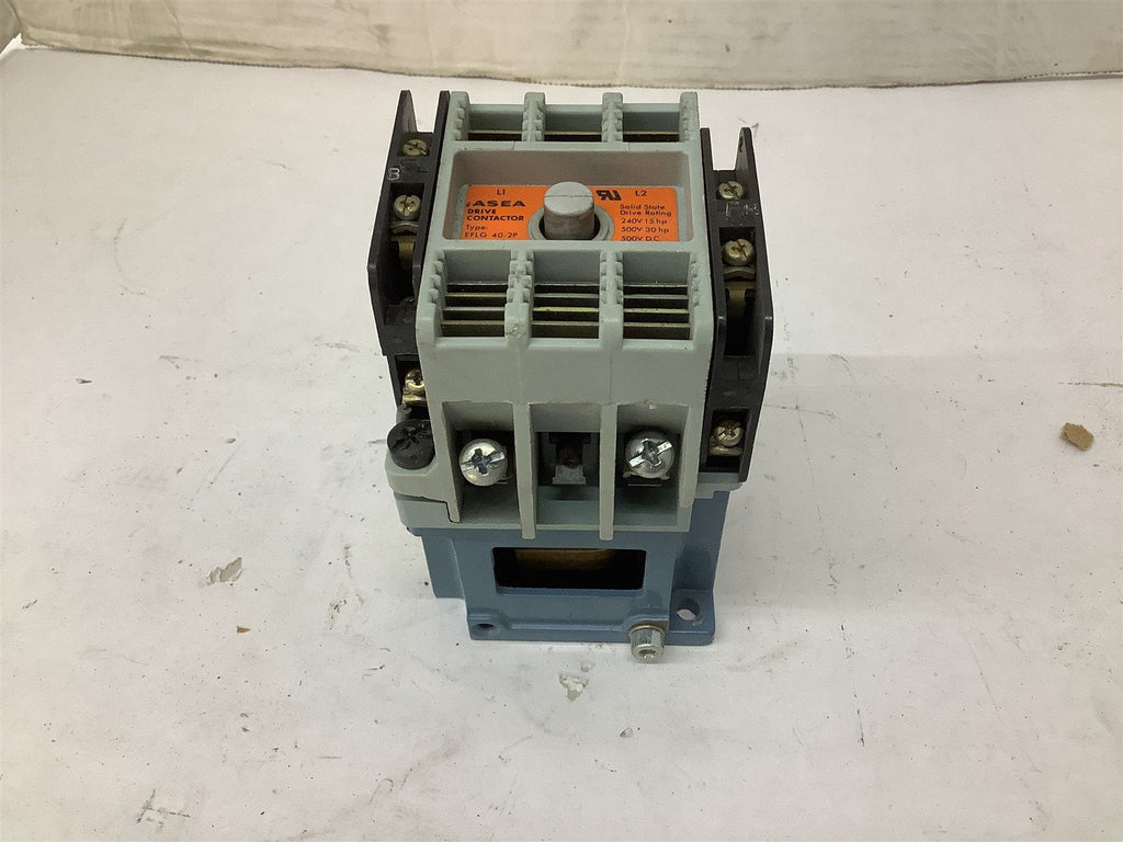 ASEA EFLG 40-2P Drive Contactor 240V 15Hp 500V 30Hp