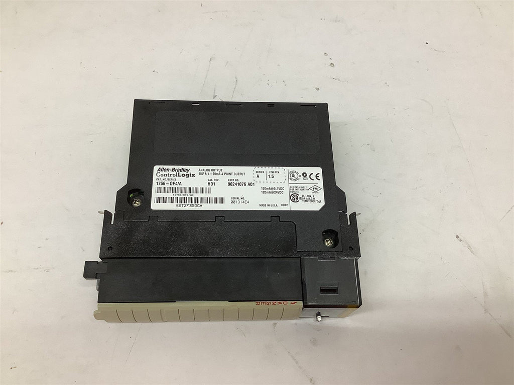 Allen-Bradley ControlLogix 1756-0F4/A Analog Output Ser A