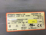 Stu 1000/2 X 115 1000/2650 VA Transformer 230/460 V Pri 2 x 115 V Sec