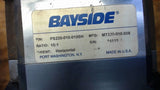 BAYSIDE PS220-010-010SH INLINE GEAR REDUCER, 10:1 RATIO, HORIZONTAL