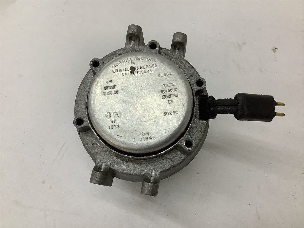 Morrill Motors 6W 115V 1550RPM 60HZ AC Motor