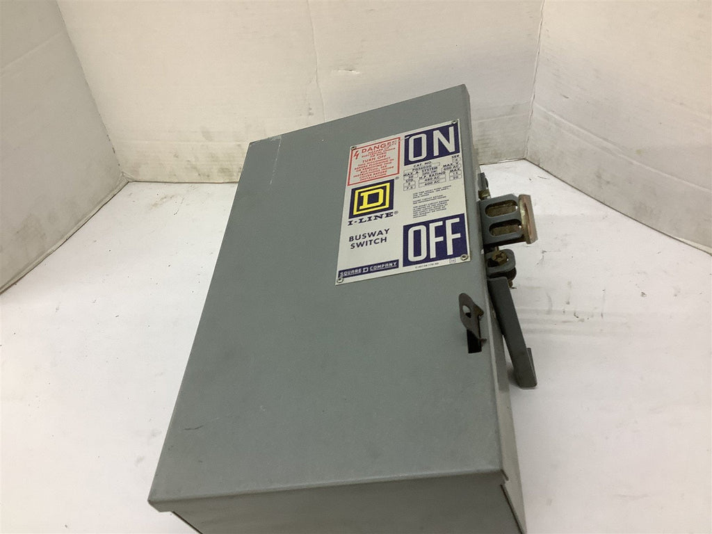 Square D PQ3603G I-Line Plug In Unit Switch 30 A 600 V 3 Ph 3 Wire