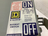 Square D PQ3603G I-Line Plug In Unit Switch 30 A 600 V 3 Ph 3 Wire