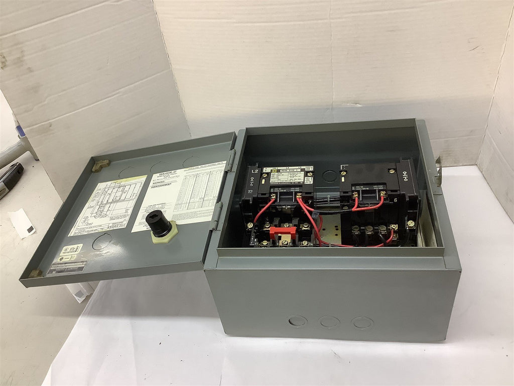 Square D 8736 SCG 10 Starter Box 1' T 1' W 6-1/4" L