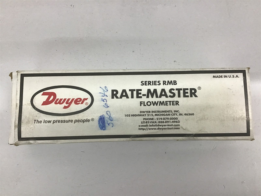 Dwyer RMB-55 Rate-Master Flowmeter
