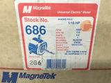 MAGNETEK GE 5kSP29QK1711-S Ac Motor 1/15 Hp 115 V 1200 Rpm 6P