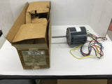 GE 5KCP39PGK015tAc Motor 1/2 Hp 208-230 V 1800 Rpm 4P 1 PH 60/50 Hz Footless