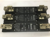 Buss 1B0042 600 V 200 AMP Fuse Block Lot Of 3