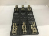 Buss 1B0042 600 V 200 AMP Fuse Block Lot Of 3