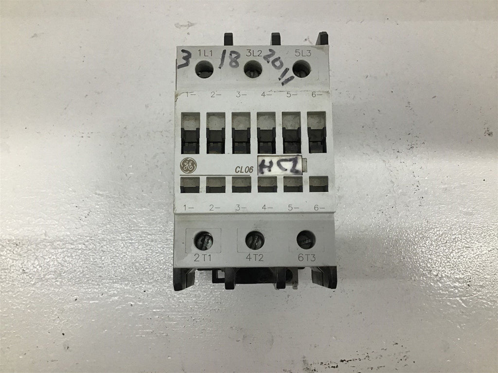 GE CL08A300M Contactor 460 Volt 460 Volt 30 Hp 120 volt Coil