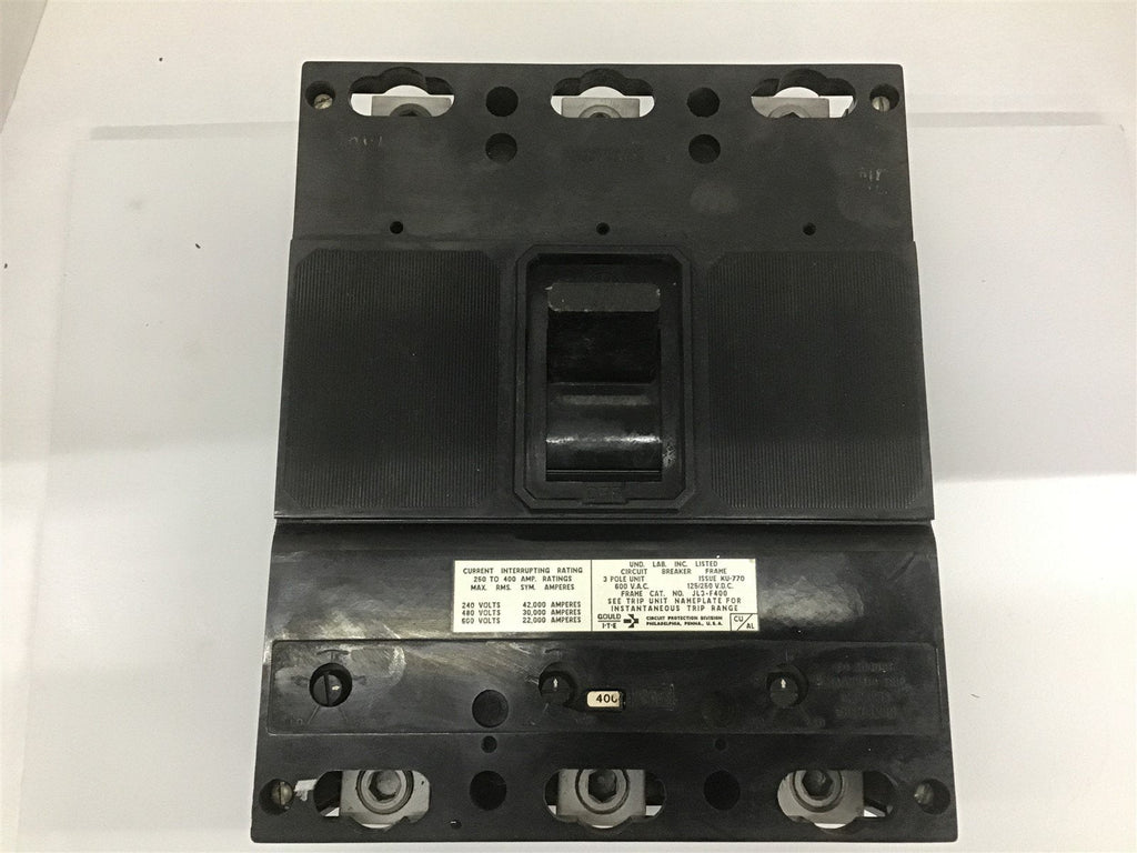 ITE JL3-F400 400 amp Circuit Breaker 3Pole 600 Vac