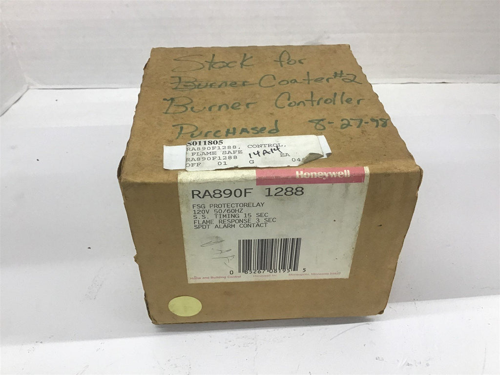 Honeywell RA890F 1288 FSG Protectorelay 120V 50/60HZ
