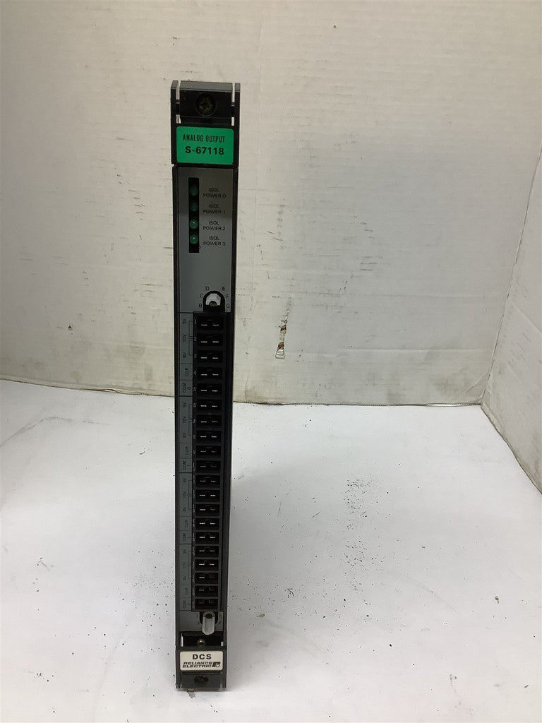 Reliance S-67118 Analog Output