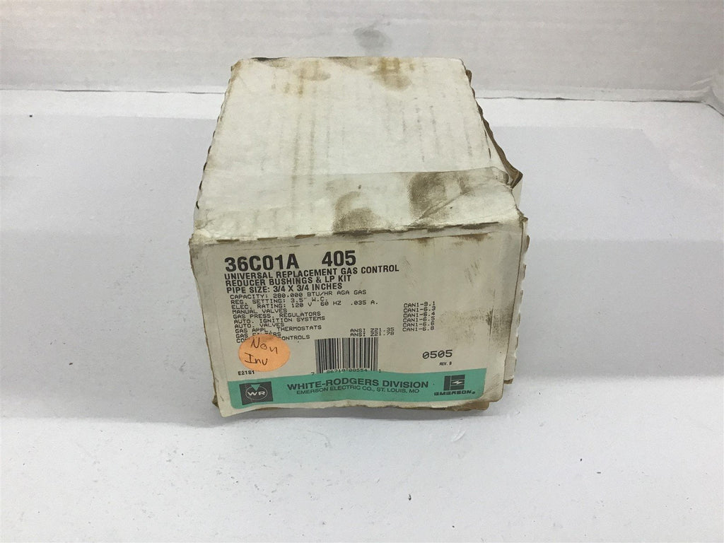 White Rodgers 36C01A 405 Universal Replacement Gas Control Reducer
