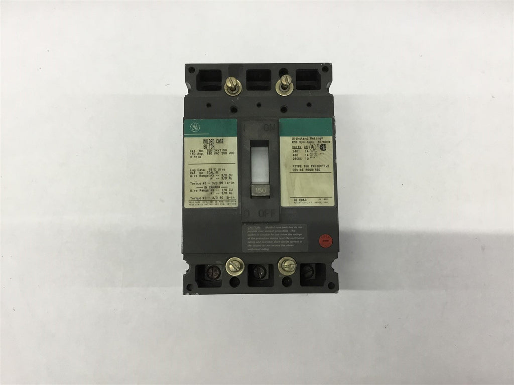 GE TED134YT150 Circuit Breaker