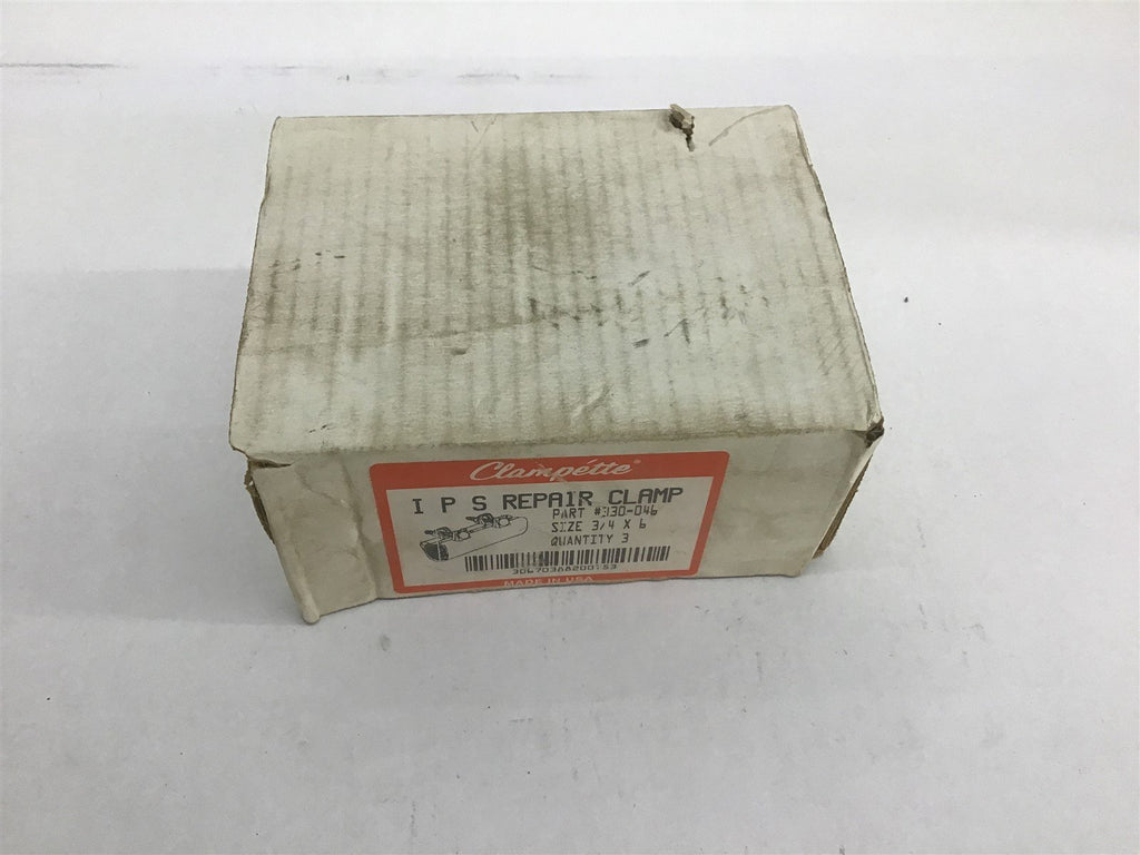 Champette I P S Repair Clamp 330-046 Size 3/4 X 6 2 In Box