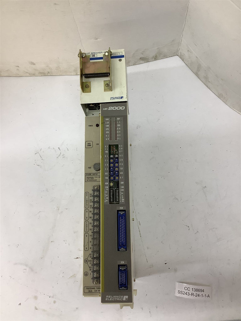 Reliance HR2000 BLA-04 With Circuit Breaker Kit