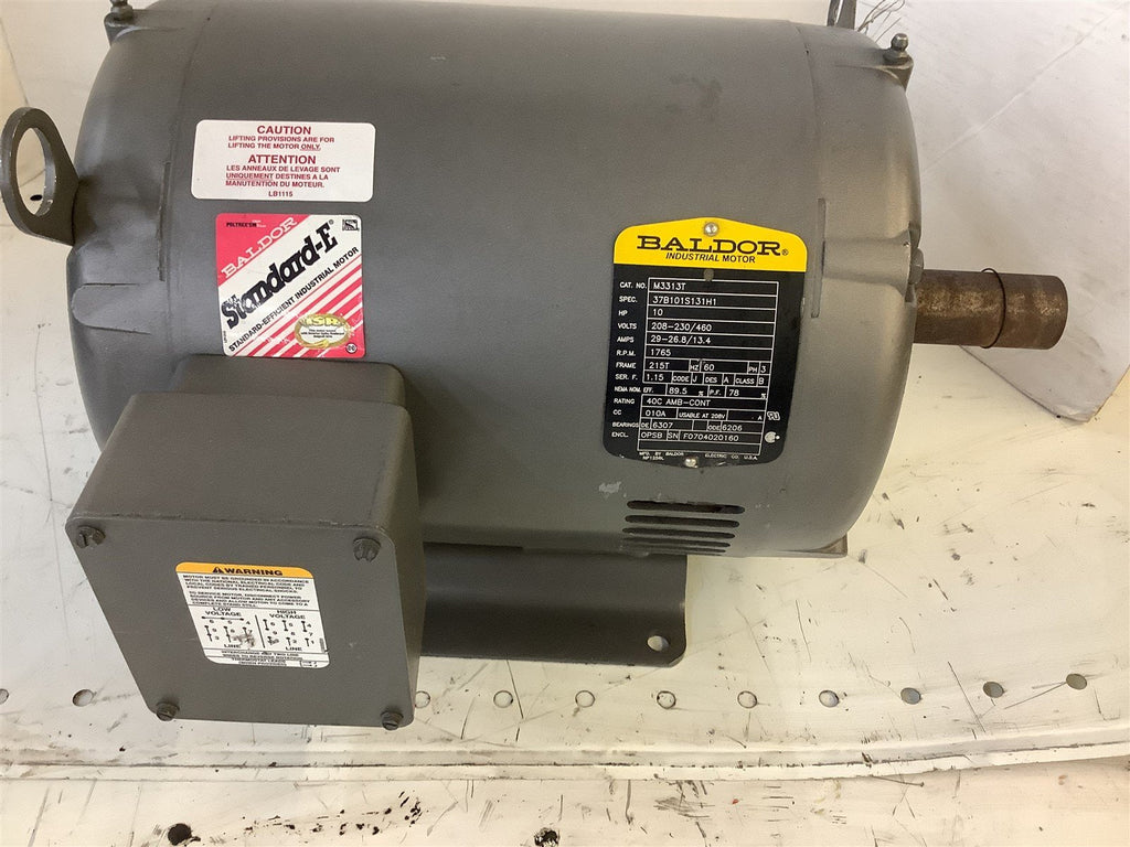 Baldorc AC Motor 10HP 208-230/460V 1765RPM 215T-FR 3PH 60HZ OPSB-ENC