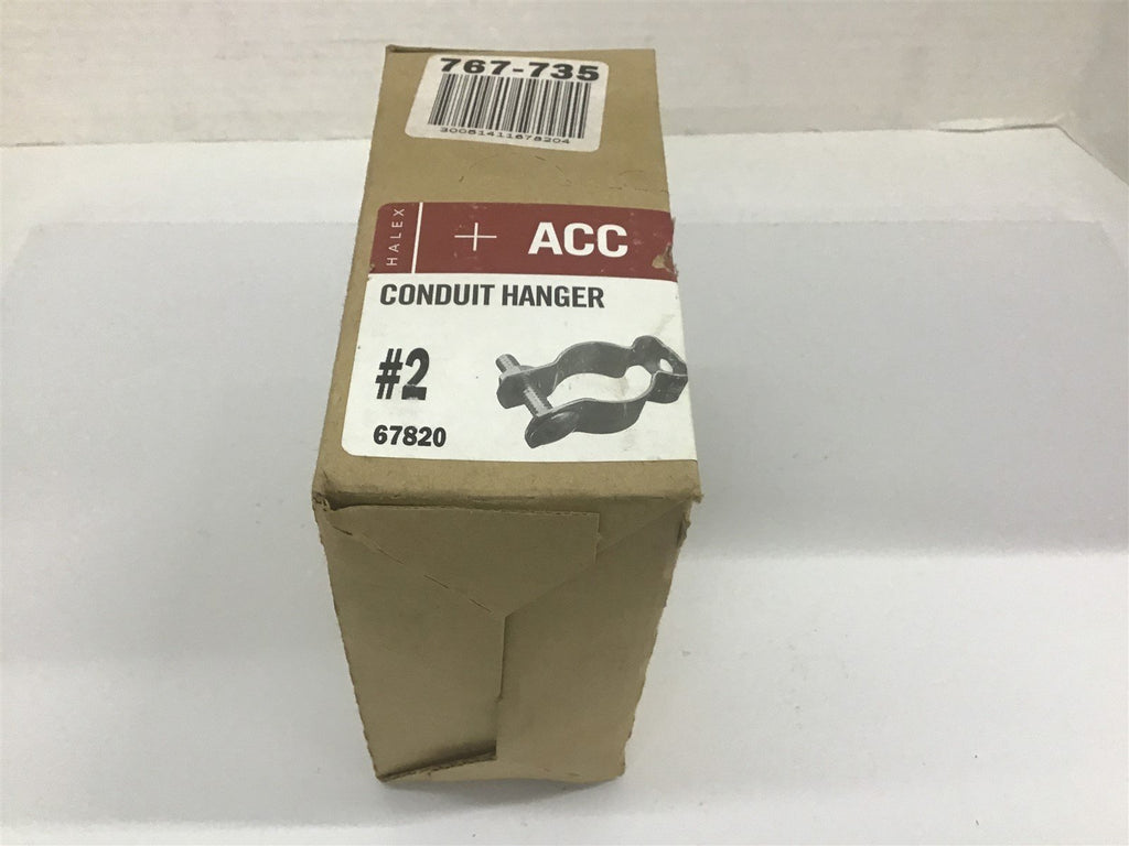 Halex ACC Conduit Hanger #2 (Lot of 5 Boxes Qty 20 per box)