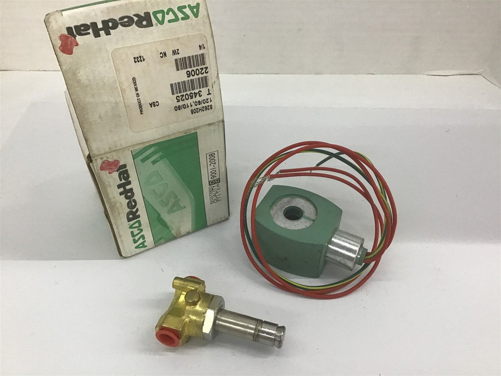 ASCO RedHat 8262H208 Solenoid Valve 120V 60HZ
