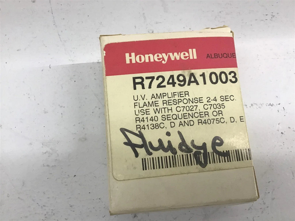 Honeywell R7249A1003 UV Amplifier Flame Response 2-4 Sec