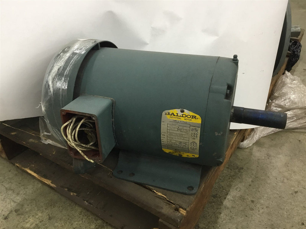 Baldor M3615T AC Motor 5 Hp 208-230/460 V 1800 Rpm 4 P Fr 184T 3 Ph 60 Hz TEFC