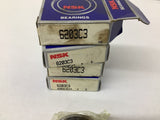 NSK 6203C3 Ball Bearing Lot Of 4