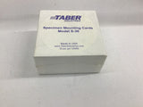 Taber Industries Specimen Mounting Cards model S-36 Lot Of 2