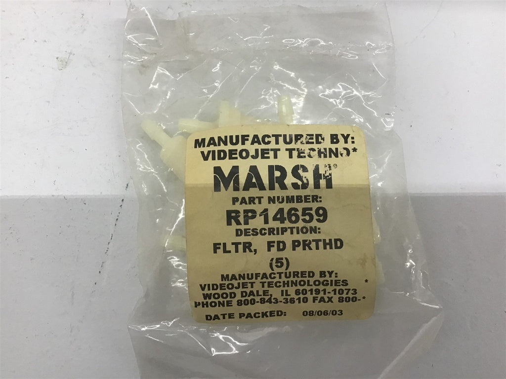 Marsh RP14659 FD Printhead Filter Lot Of 3