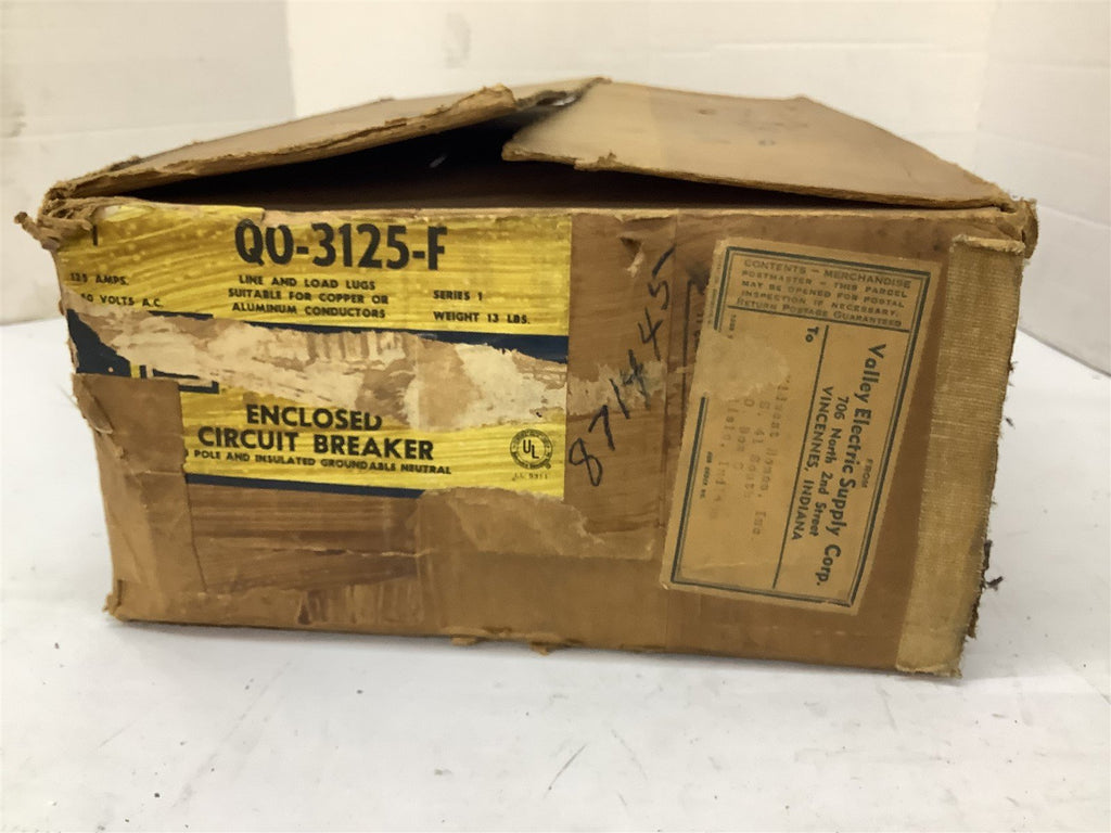 Square D QO-3125-F Circuit Breaker 125A 240VAC