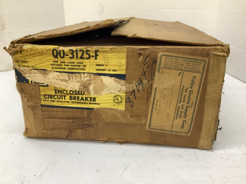 Square D QO-3125-F Circuit Breaker 125A 240VAC