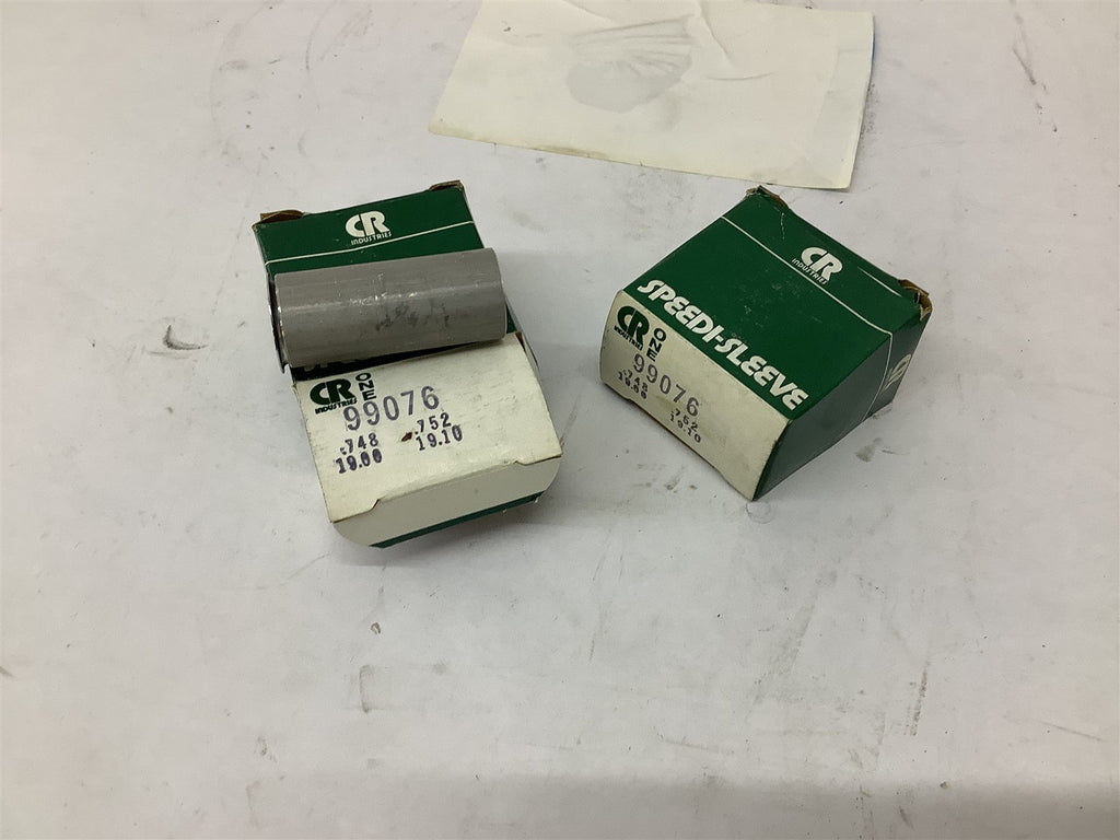 CR One 99076 Speedi Sleeve 3/4" ID x 2" L Shaft Repair Sleeve Lot Of 2