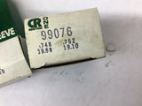 CR One 99076 Speedi Sleeve 3/4" ID x 2" L Shaft Repair Sleeve Lot Of 3
