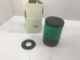 Telemecanique XVAL331 28075 Illuminated Green Stack Light Lot Of 5