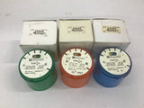Telemecanique XVA-LC3 Stack Light Lens Set Of 3 1 Orange 1 Green 1 Blue