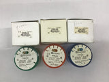 Telemecanique XVA-LC3 Stack Light Lens Set Of 3 1 Orange 1 Green 1 Blue