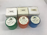 Telemecanique XVA-LC3 Stack Light Lens Set Of 3 1 Orange 1 Green 1 Blue