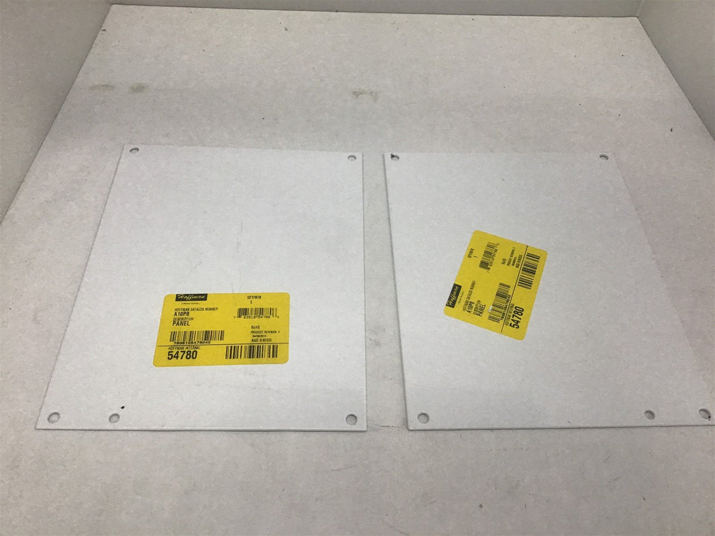 Hoffman A10P8 Panels For Junction Boxes 2 White Panels 8X10
