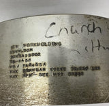 ITW Workholding 106841BD02 TL-6458 10" OD 3-3/4" Thick