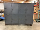 Stronghold 8 Locker Cabinet 8'-2" W x 6-1/2' T x 2' L