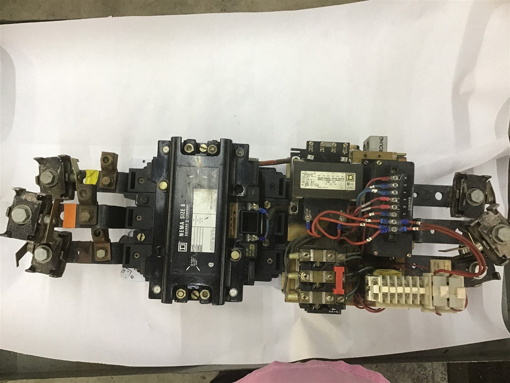 Square D 8536 SHO2S4 Size 6 Motor Starter 600V