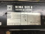 Square D 8536 SHO2S4 Size 6 Motor Starter 600V