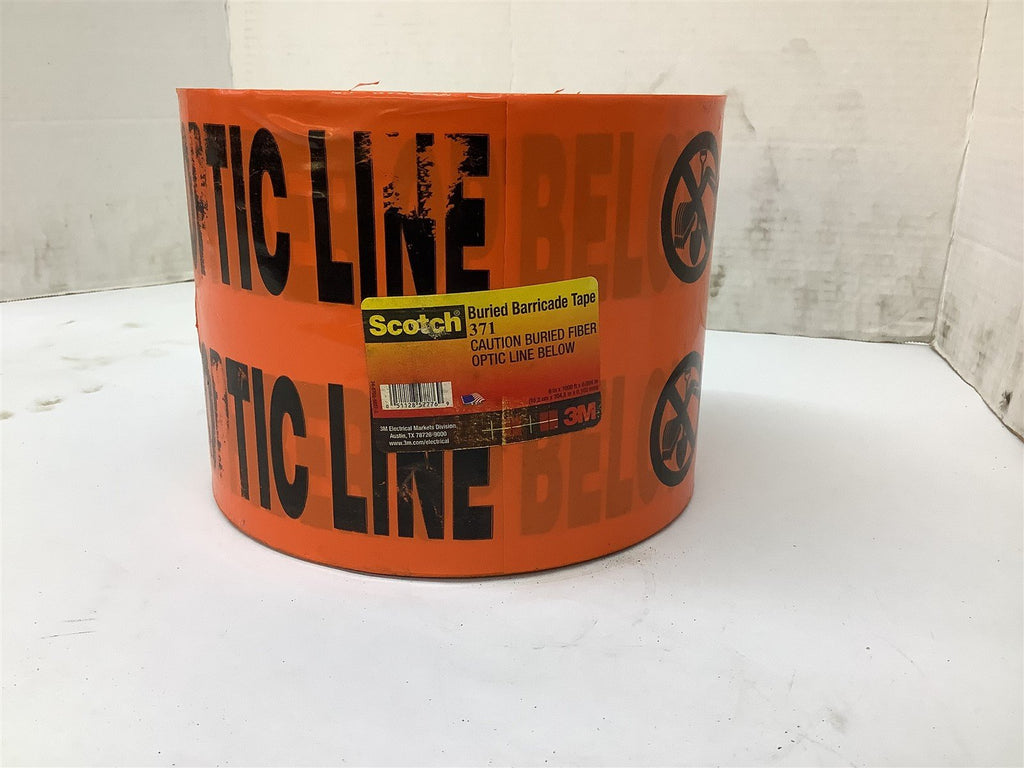 Scotch Buired Barricade Tape 371 6" x 1000'