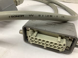 Harting 16A 400V 16Pin Plug And Receptacle 4'