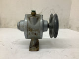 Pneumatic Motor 1/4" Ports, 1/2" Shaft, 2 Mounting Holes