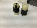 Hubbell HBL2733 4 Prong Receptacle Lot Of 2 30 A 480 VAC