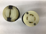 Hubbell HBL2733 4 Prong Receptacle Lot Of 2 30 A 480 VAC