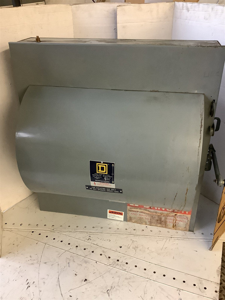 Square D 92345 Double Throw Not Fusible Safety Switch 400 AMP 600V